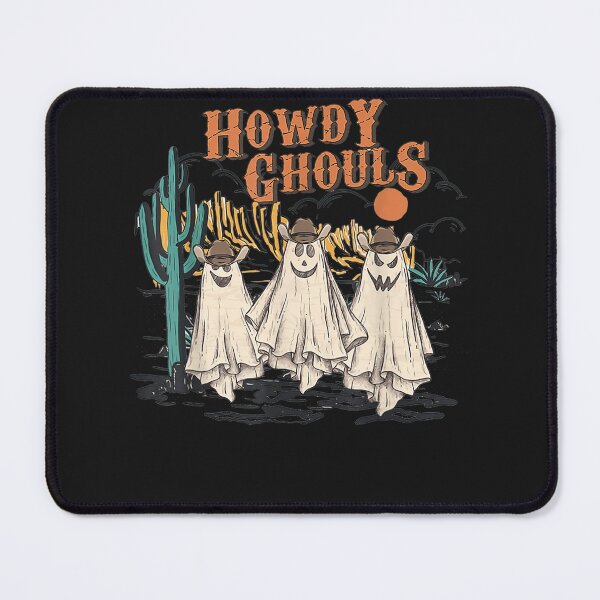 Item preview, Retro Vintage Howdy Ghouls Western Halloween Cowboy Cowgirl designed and sold by NaomiTankersly.