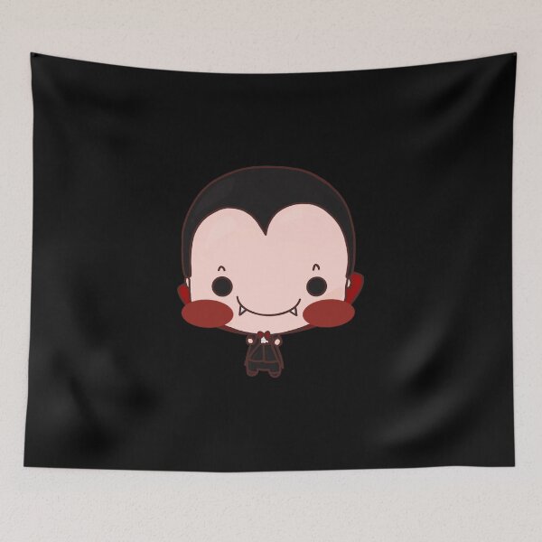 Item preview, Dracula Cute Chibi Vintage Spooky Halloween designed and sold by cutieotter.
