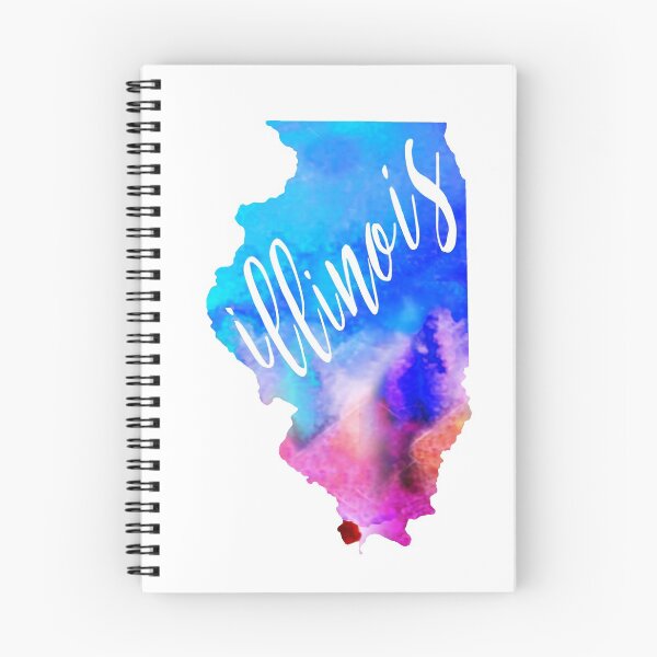 Item preview, Illinois - Watercolor designed and sold by BohemianDesignz.