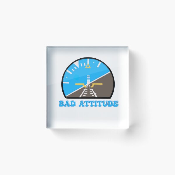 Item preview, Bad attitude indicator  designed and sold by Aerial-Arielle.