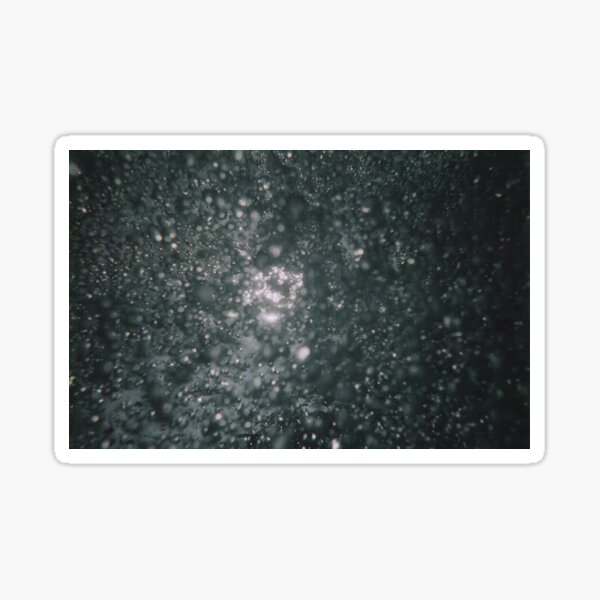 Black Bubbles Tiny Sticker
