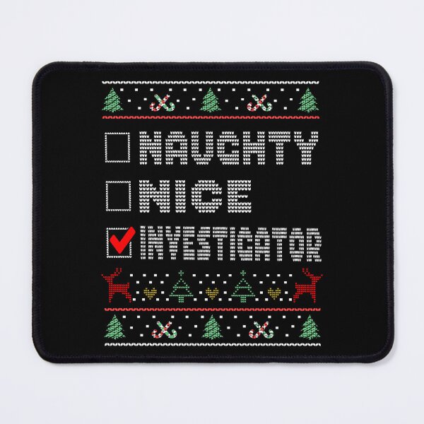 Item preview, Naughty Nice Investigator, Matching Christmas Group Pajama design designed and sold by Merchking1.