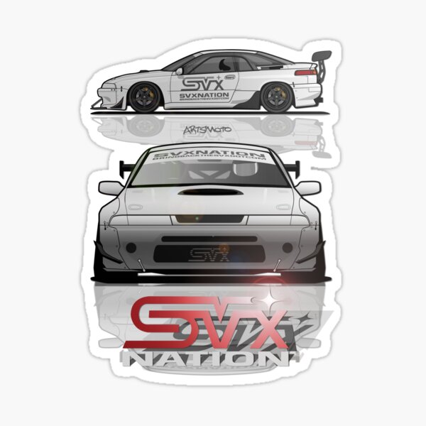 SVX NATION TRACK CAR RENDER Sticker