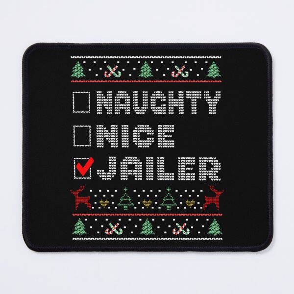 Item preview, Naughty Nice Jailer, Matching Christmas Group Pajama design designed and sold by Merchking1.