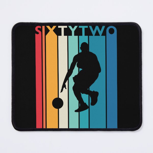 Item preview, 62nd Birthday Gift Vintage Basketball Shirt For 62 Year Old Sticker designed and sold by ConfitofBrassB.