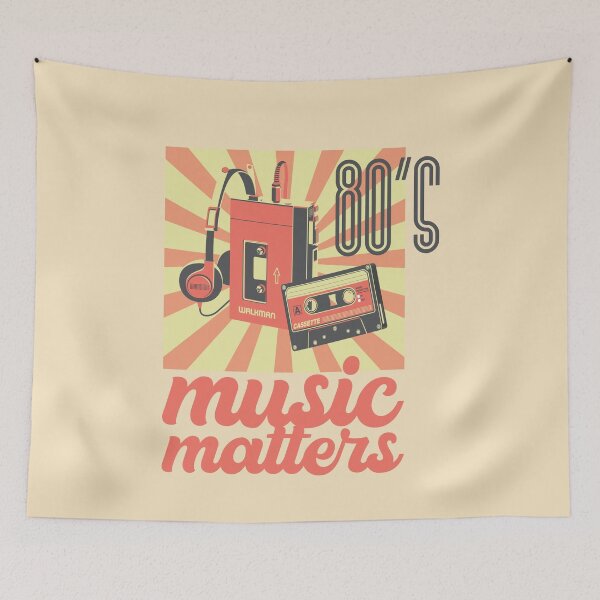 Item preview, 80's music matters retro designed and sold by unclenut.