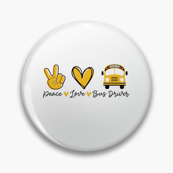 Item preview, Peace Love Bus Driver School Bus Driver Appreciation School Design designed and sold by VieGalleryy.