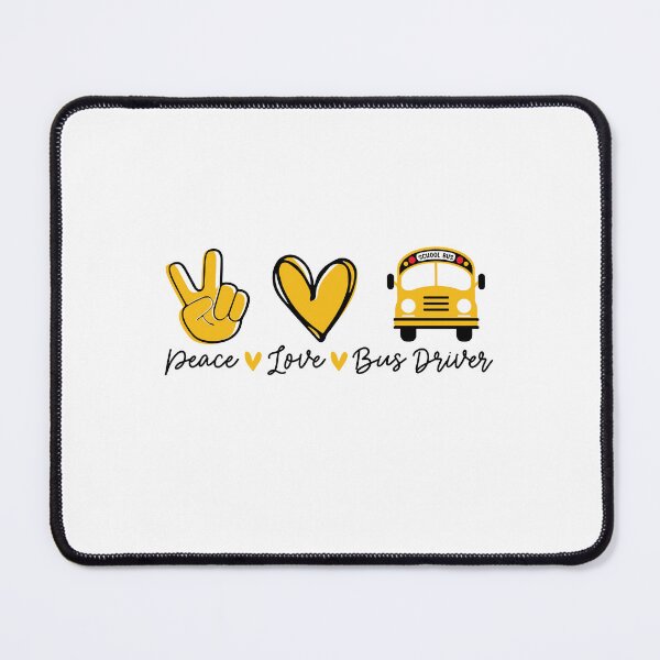 Item preview, Peace Love Bus Driver School Bus Driver Appreciation School Design designed and sold by VieGalleryy.