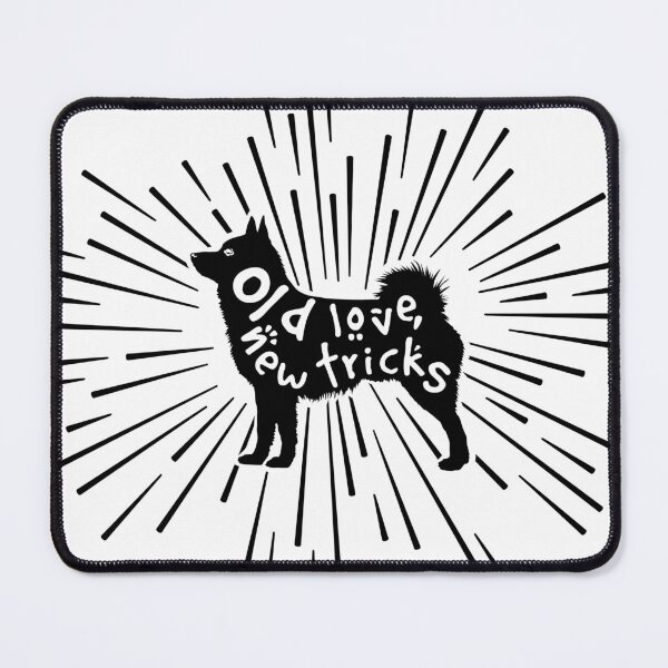 Item preview, Schipperke Old Love New Tricks designed and sold by SchipperkeLove.