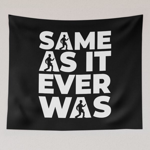 Item preview, Talking Same As It Ever Was Heads Graphic Gift Fan designed and sold by SigvardGjerde.
