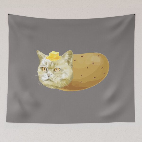 Item preview, Cute Cat Pun - Catato designed and sold by TheMerchPeddler.