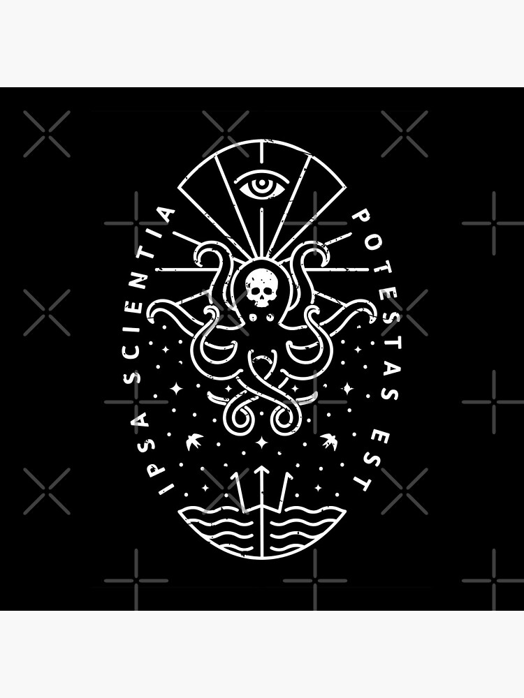 Knowledge - White/Skull by rfad
