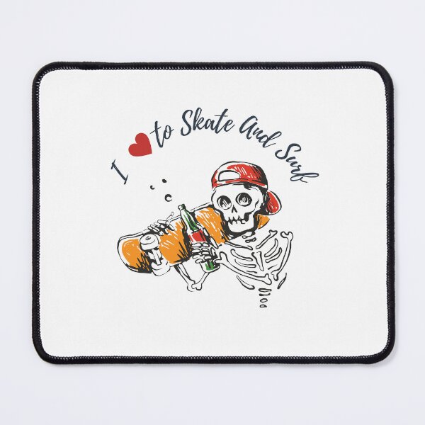 Item preview, I Love to Skate and Surf designed and sold by Quirky Dez.