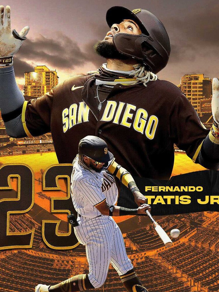 Download San Diego Padres Tatis Jr. Painting Wallpaper