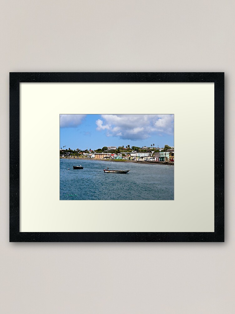 Alternate view of Port Zante Framed Art Print