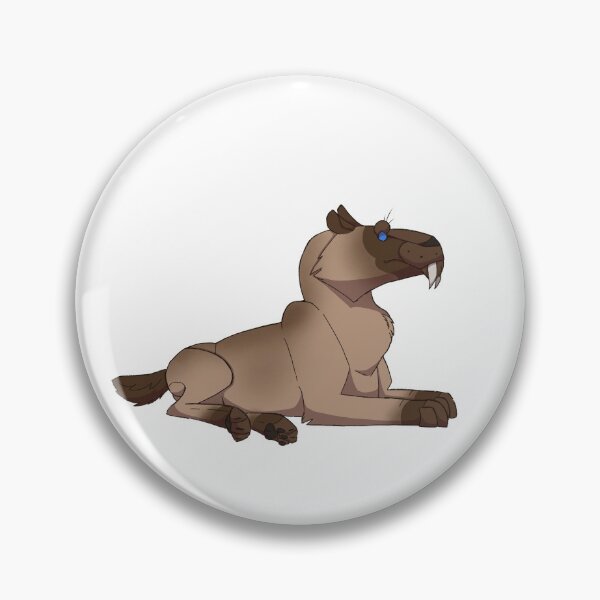 Item preview, Color Point Saber Toothed Cat designed and sold by Upbeat-Cryptid.
