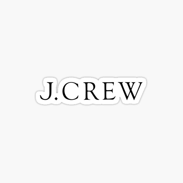 J CREW Sticker