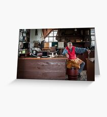 THE HATTER Greeting Card