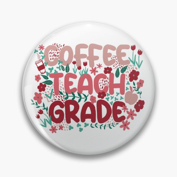 Item preview, Coffee Teach Grade in Spring Colors designed and sold by Booneb.