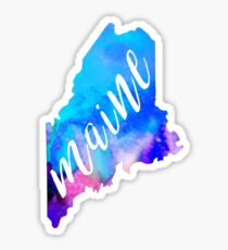 Maine - Watercolor Sticker