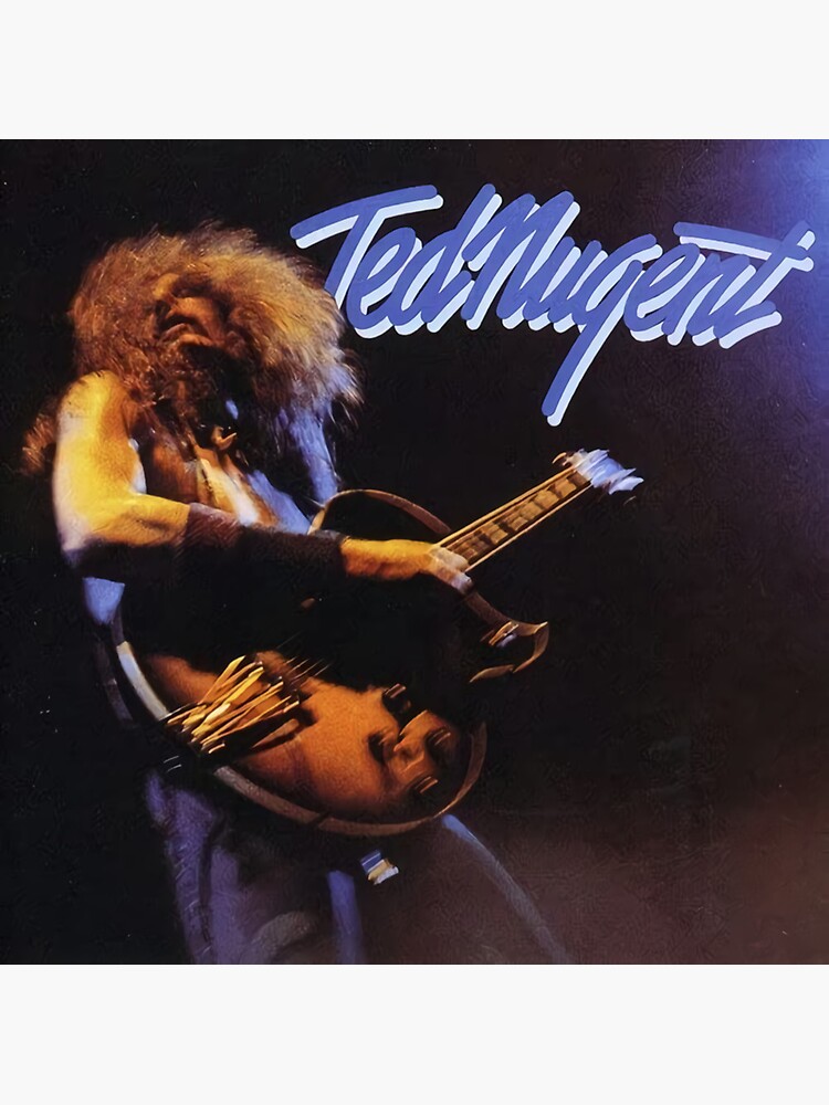 &ldquo;Ted Nugent Cover&rdquo; Sticker for Sale by egeralezy | Redbubble