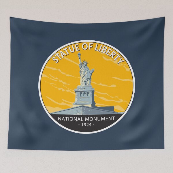 Artikelvorschau, Kreis des Freiheitsstatuen-Nationalmonuments entworfen und verkauft von KrisSidDesigns.