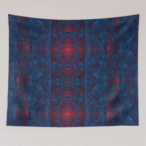 Item preview, Blue and Red Elliptic  designed and sold by Beatriz  Cruz.