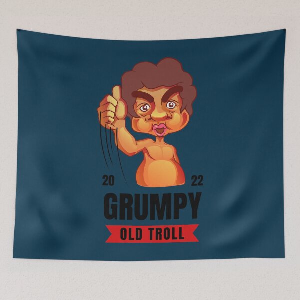 Item preview, Grumpy old troll   designed and sold by RusticCreation.