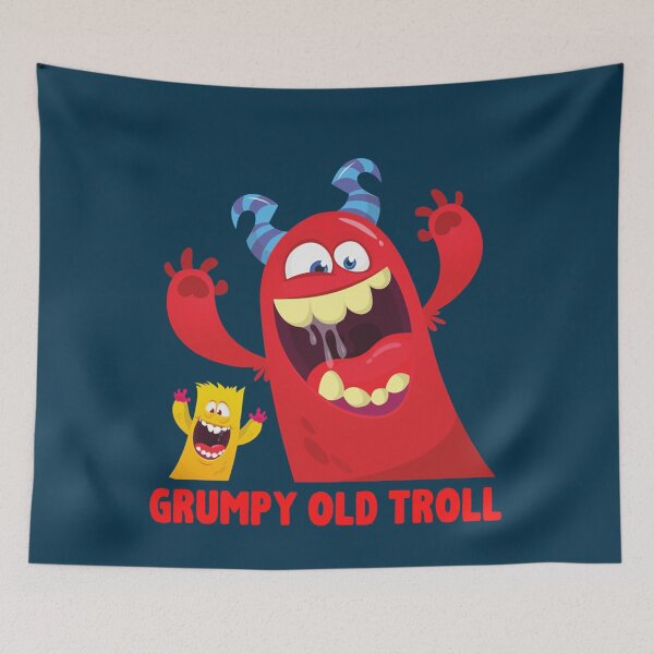 Item preview, Grumpy Old Troll   designed and sold by RusticCreation.