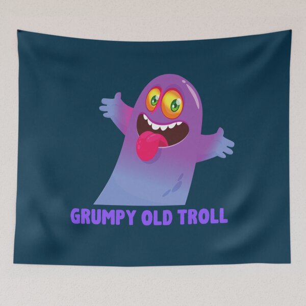 Item preview, Grumpy old troll   designed and sold by RusticCreation.