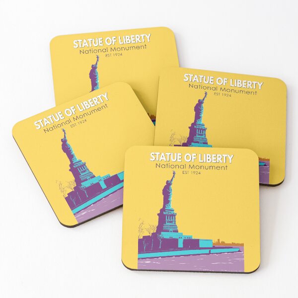 Artikelvorschau, Freiheitsstatue National Monument Liberty Island Vintage entworfen und verkauft von KrisSidDesigns.