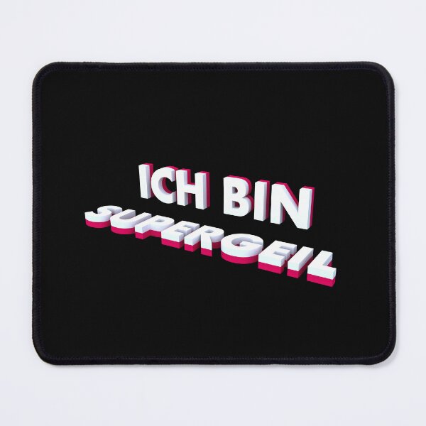 Item preview, Ich bin Supergeil German Slang designed and sold by UniqueDesignHub.