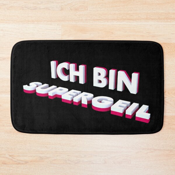 Item preview, Ich bin Supergeil German Slang designed and sold by UniqueDesignHub.
