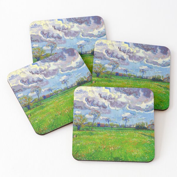 Item preview, Landscape Under a Stormy Sky - Vincent van Gogh designed and sold by SimpleJoyStyle.