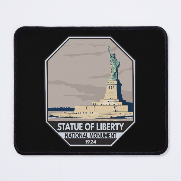 Item preview, Statue of Liberty National Monument Vintage Emblem designed and sold by KrisSidDesigns.