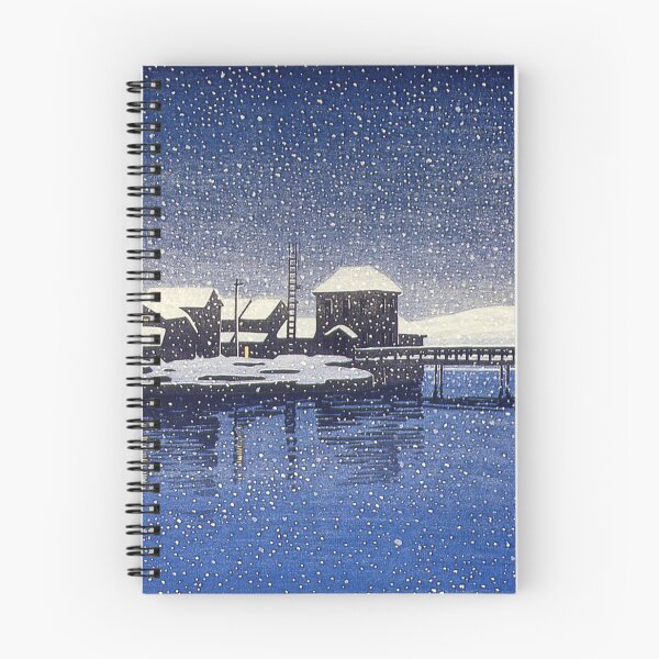 Item preview, Puerto de Ebisu en la isla de Sado por Kawase Hasui, arte japonés vintage restaurado designed and sold by FineJapan.