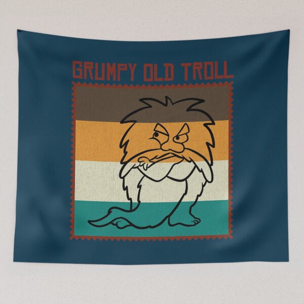 Item preview, Grumpy Old Troll  designed and sold by RusticCreation.