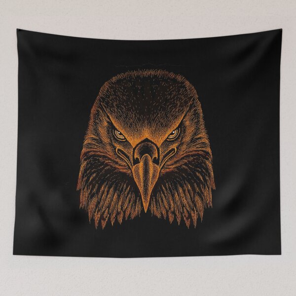 Item preview, AWESOME INTENSE EAGLE PORTRAIT copper designed and sold by THE AMERICAN TEEVANGELIST.
