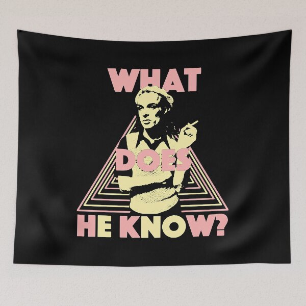 Item preview, What does he know designed and sold by shopTieiiee-GK.