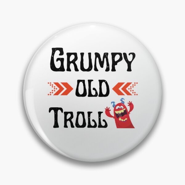 Item preview, Grumpy old troll  designed and sold by RusticCreation.