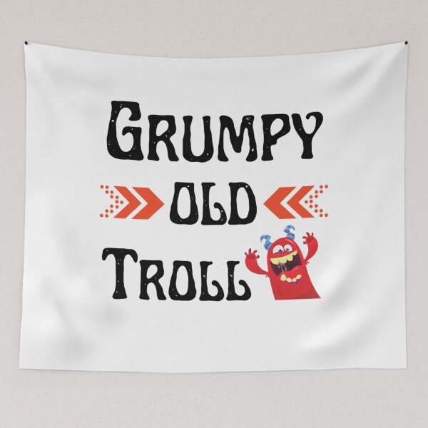 Item preview, Grumpy old troll  designed and sold by RusticCreation.
