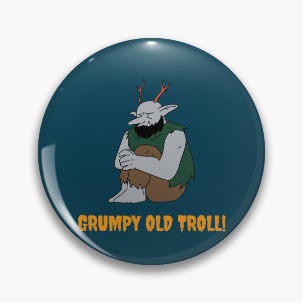 Item preview, grumpy old troll  designed and sold by RusticCreation.
