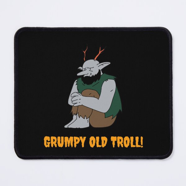Item preview, grumpy old troll  designed and sold by RusticCreation.