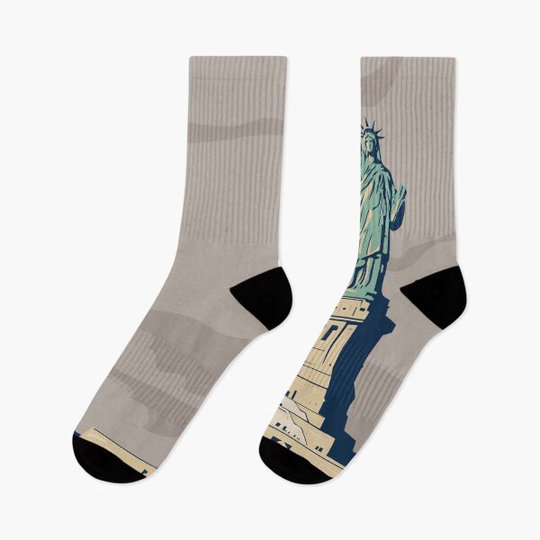 Item preview, New York Statue of Liberty Retro designed and sold by KrisSidDesigns.