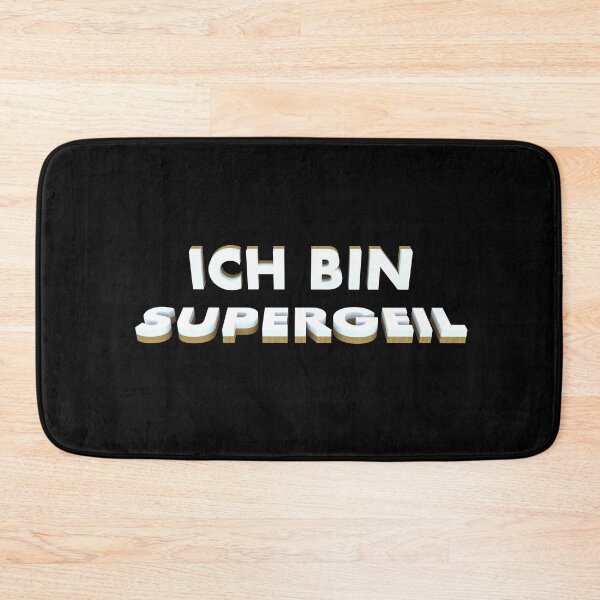 Artikelvorschau, Ich bin Supergeil Deutscher Slang entworfen und verkauft von UniqueDesignHub.