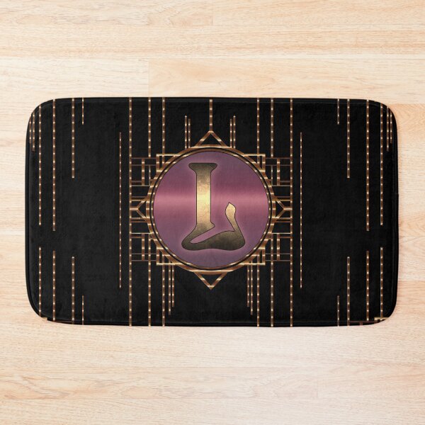 Item preview, Monogram L 1920s Art Nouveau Burlesque Vintage Glamor designed and sold by Xarah.