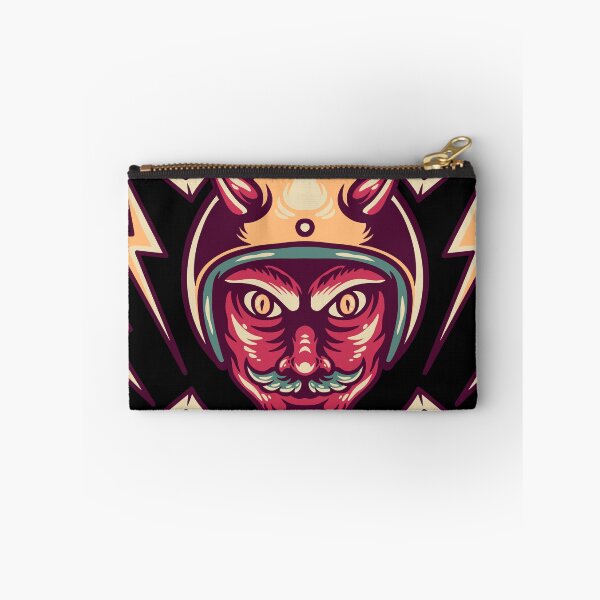 Item preview, Devil Club Motorcycle - Retro Illustration designed and sold by STR Graphs.