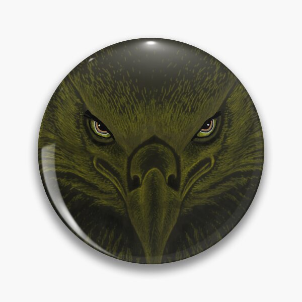 Item preview, AWESOME INTENSE EAGLE PORTRAIT OD green designed and sold by THE AMERICAN TEEVANGELIST.