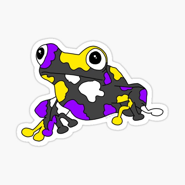 Item preview, Non-binary frog designed and sold by Art by Veya.