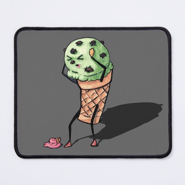 Item preview, Brain Freeze! Too much ice cream! designed and sold by BuzzettaFineArt.